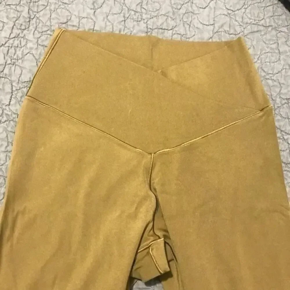 aerie offline leggings gold size M…0697
